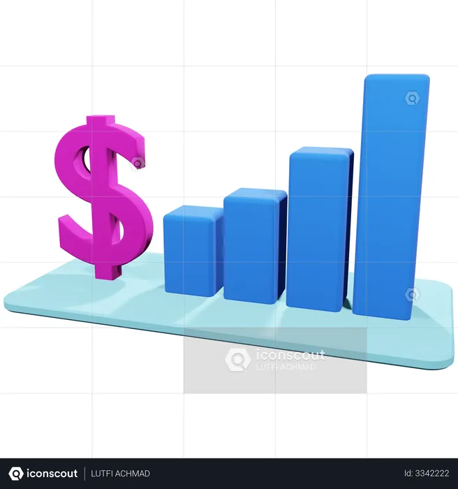 Business Profit  3D Illustration