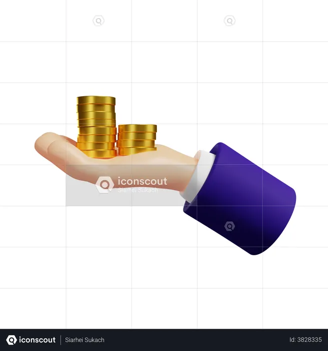 Business Profit  3D Illustration