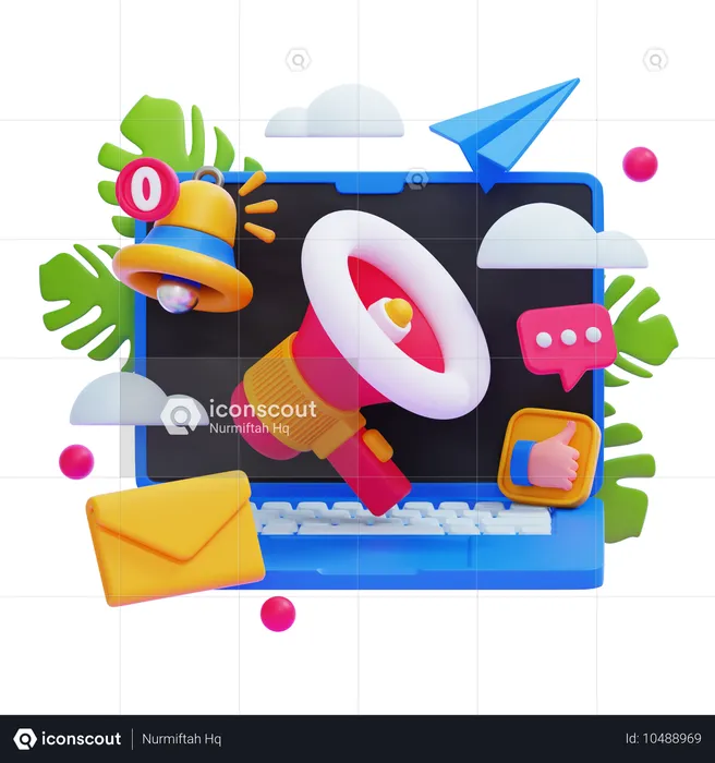 Business Promotion  3D Illustration