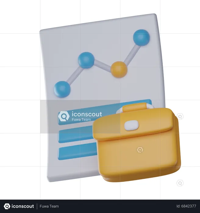 Business Report  3D Icon