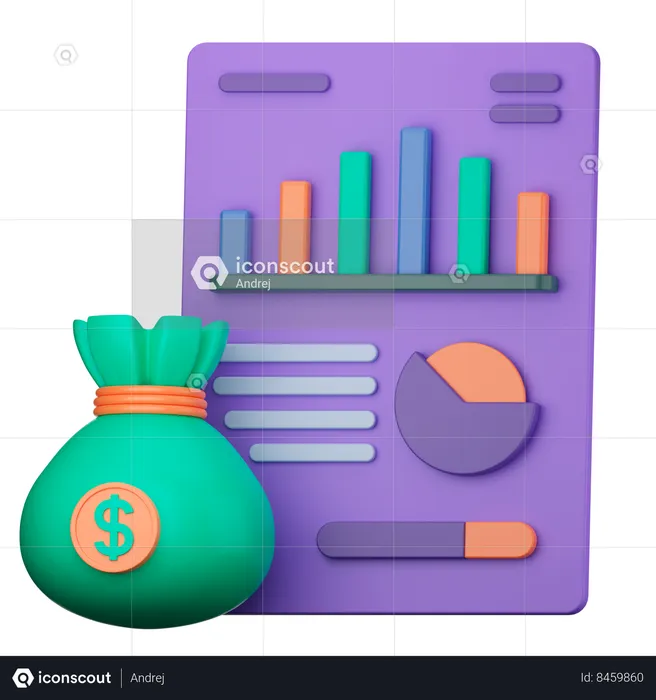 Business Report  3D Icon