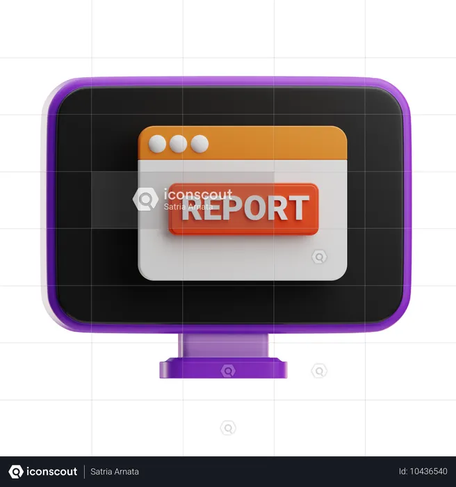 Business Report  3D Icon