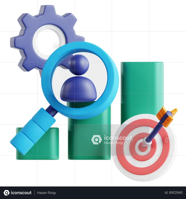 Business Research  3D Icon