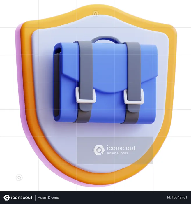 Business Secure  3D Icon