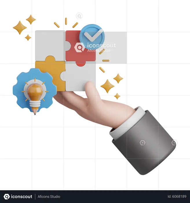 Business Solution  3D Icon