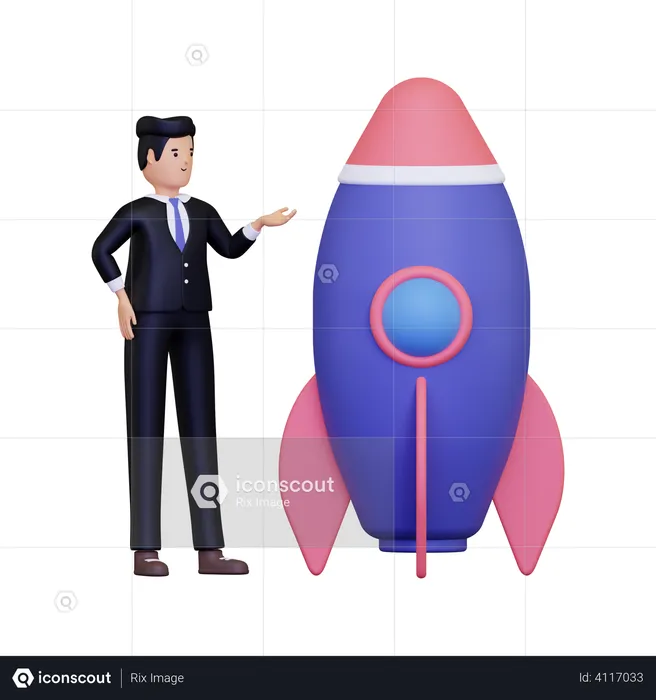 Business startup  3D Illustration