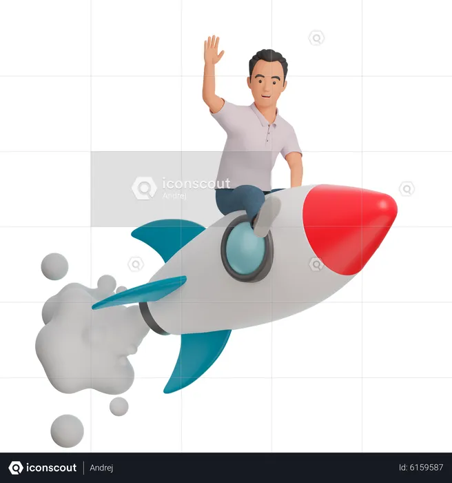 Business startup  3D Illustration