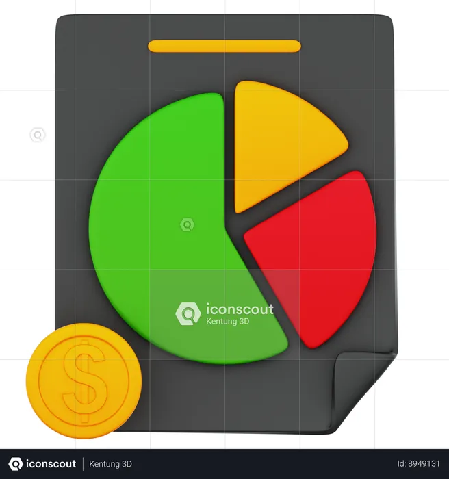 Business Statistics  3D Icon