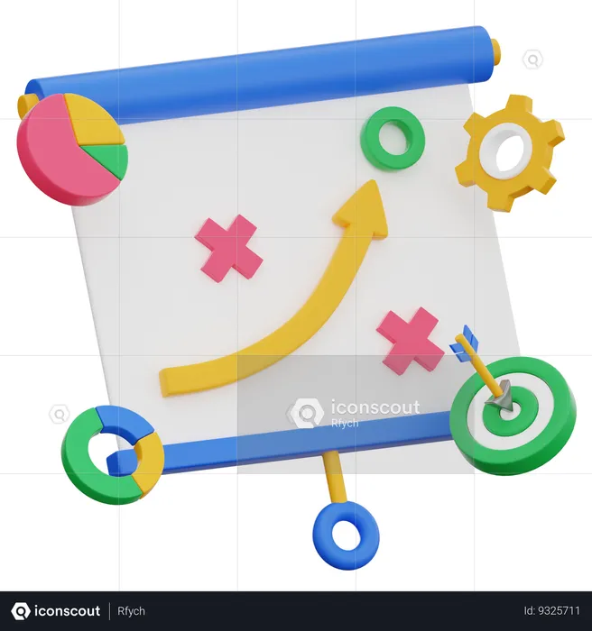 Business Strategy  3D Icon