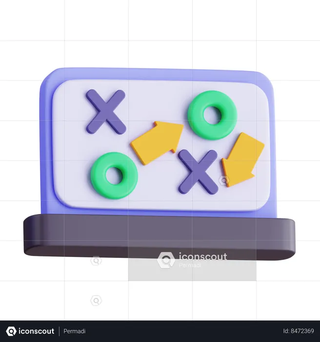 Business Strategy  3D Icon