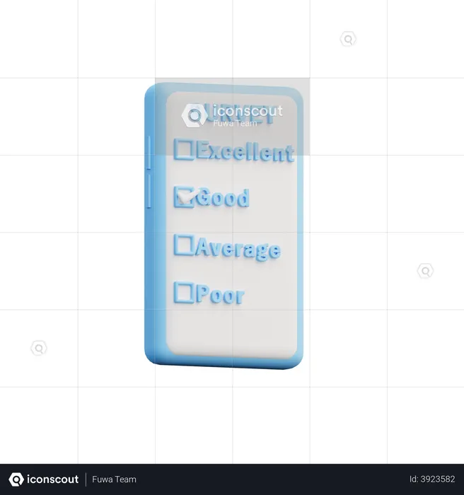 Business Survey  3D Illustration