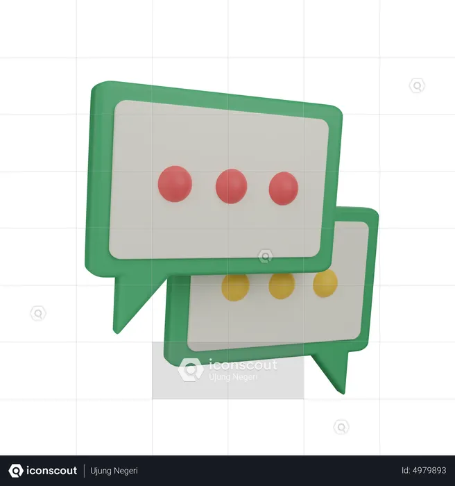 Business Talk  3D Icon