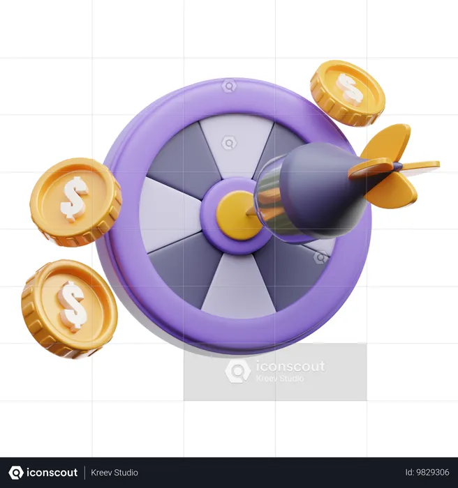 Business Target  3D Icon