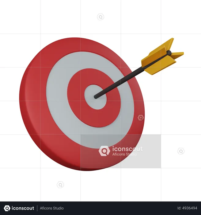 Business target  3D Icon