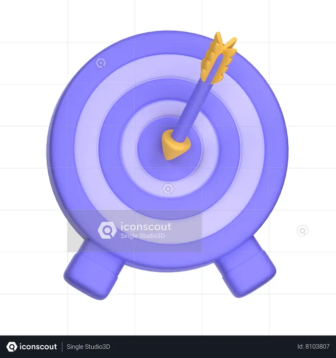 Business Target  3D Icon