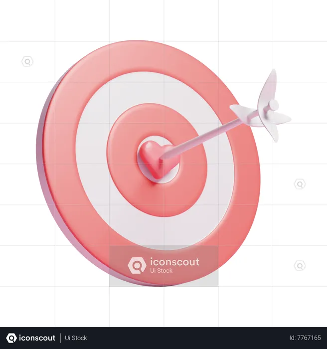 Business Target  3D Icon