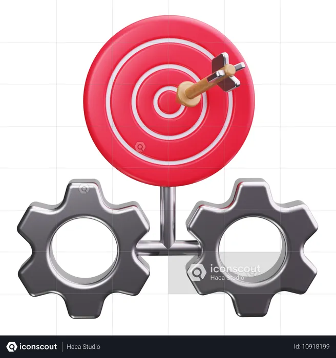 Business Target  3D Icon