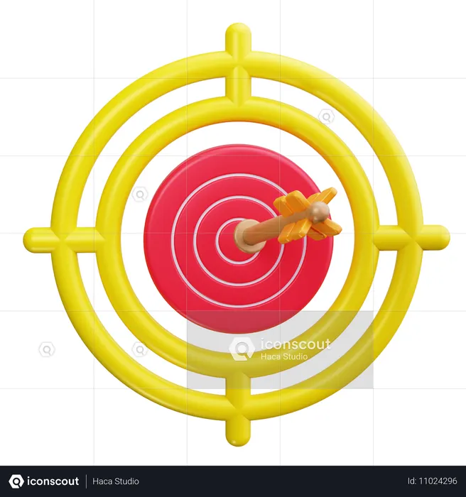 Business Target  3D Icon