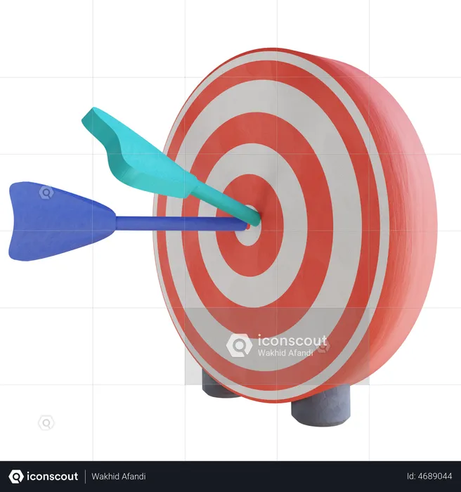 Business Target  3D Illustration