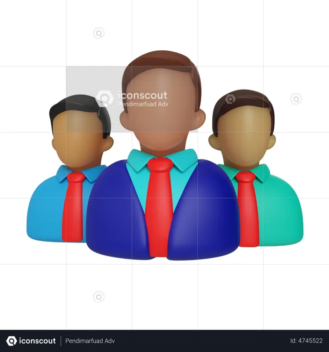 Business Team  3D Icon