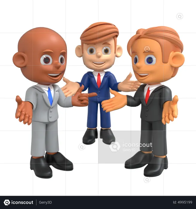 Business Team  3D Illustration
