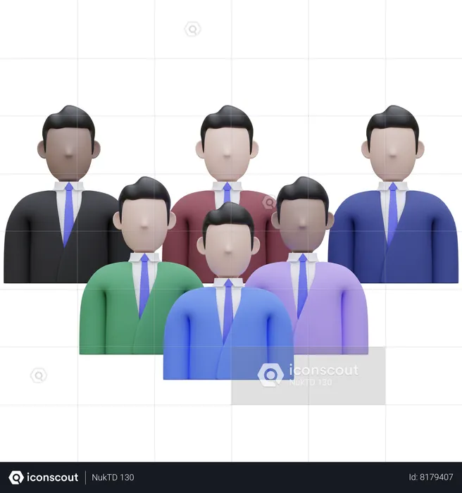 Business teamwork  3D Icon