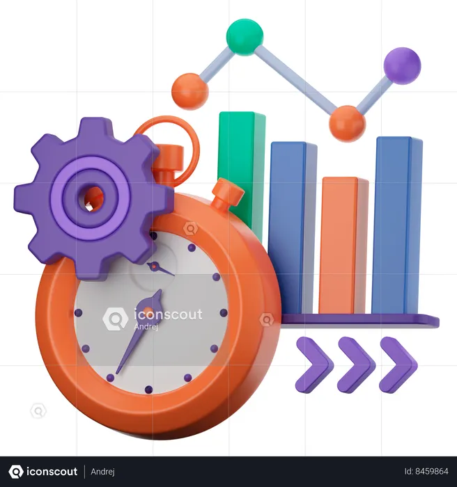 Business Time  3D Icon