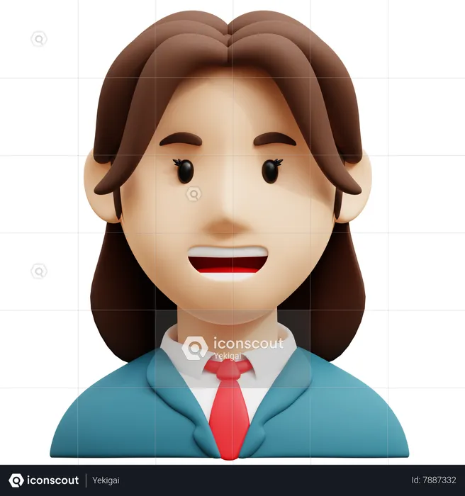 Business Woman  3D Icon