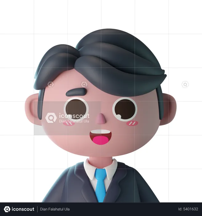 Businessman  3D Icon