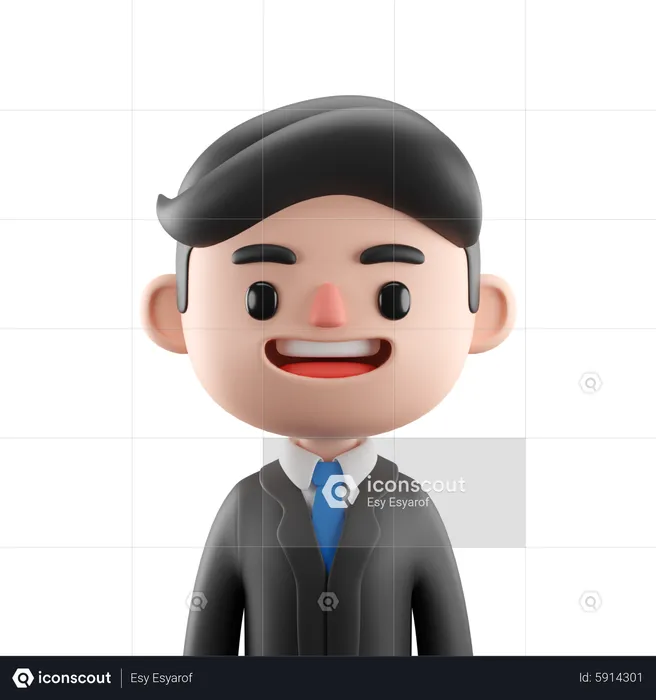 Businessman  3D Icon