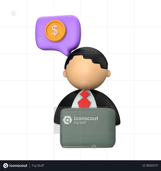 Businessman  3D Icon