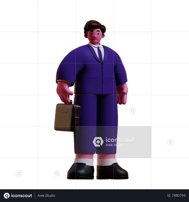 Businessman  3D Illustration