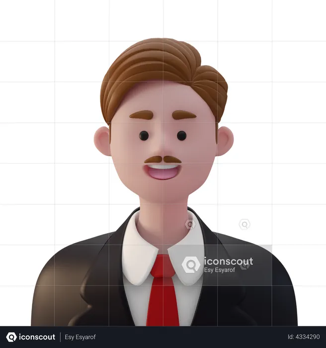 Businessman  3D Illustration