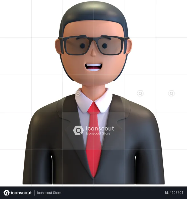 Businessman  3D Illustration