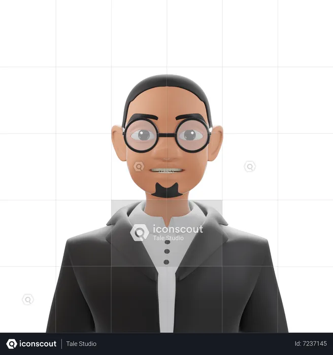 Businessman Avatar  3D Icon