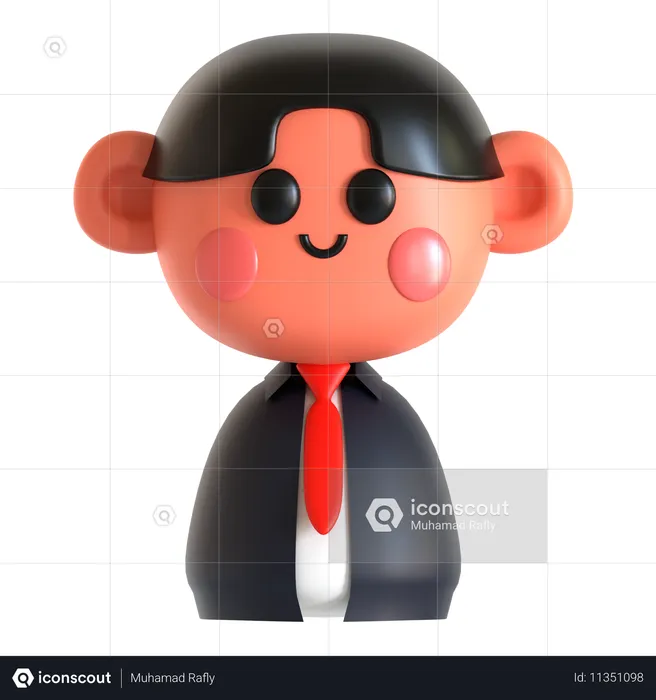 Businessman Proffesion  3D Icon