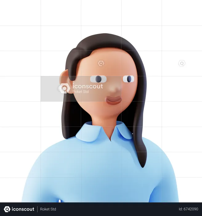 Businesswoman  3D Icon