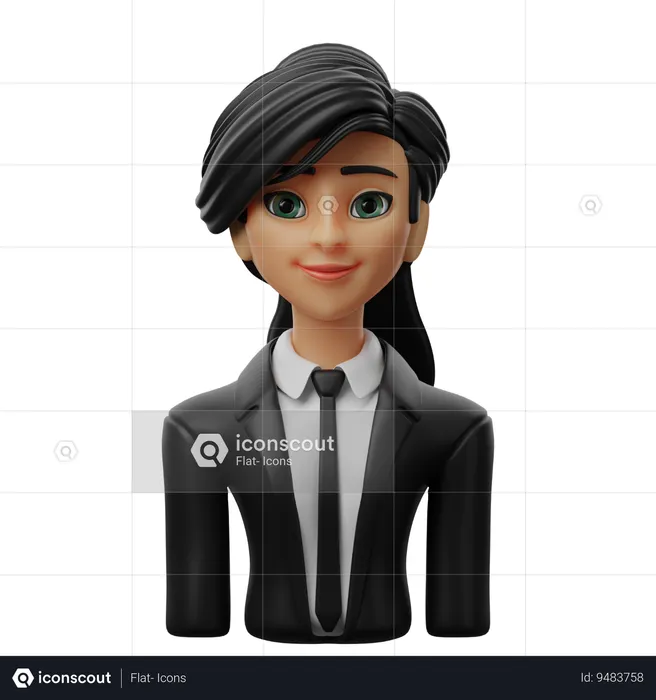 Businesswoman  3D Icon