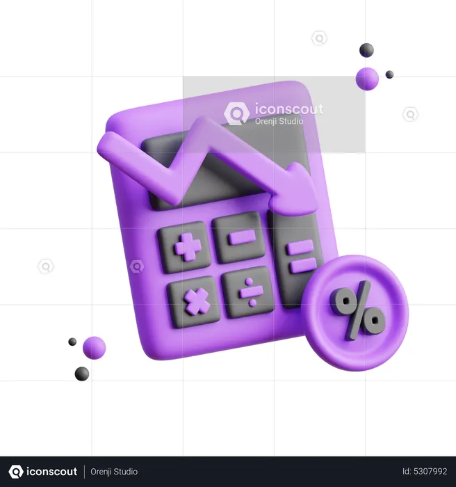 Bussines Loss  3D Icon