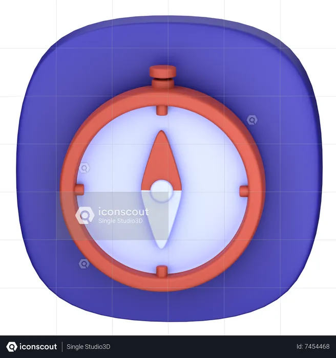 Bússola  3D Icon