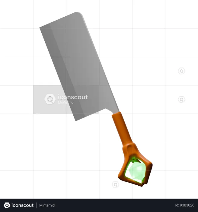 Butcher Knife  3D Icon