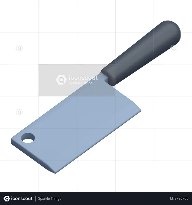 Butcher Knife  3D Icon