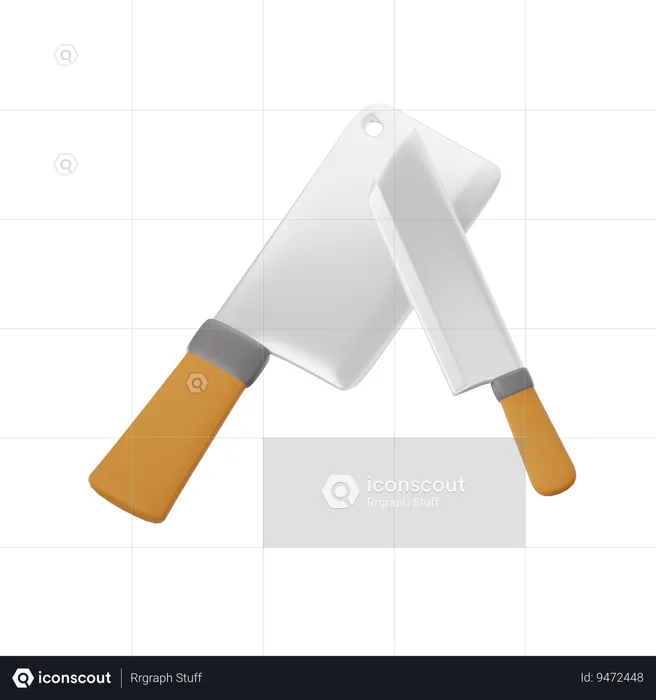 Butcher Knife  3D Icon