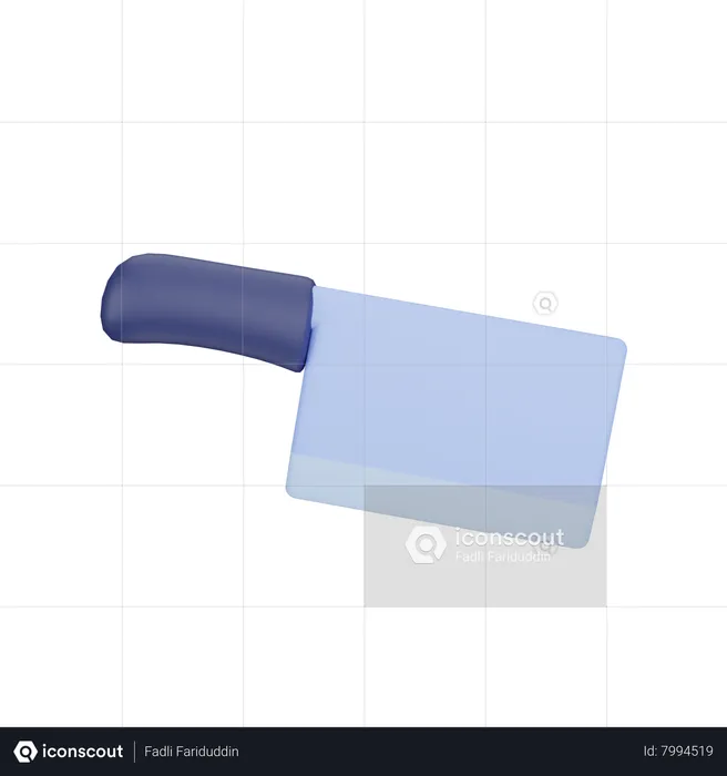 Butcher Knife  3D Icon