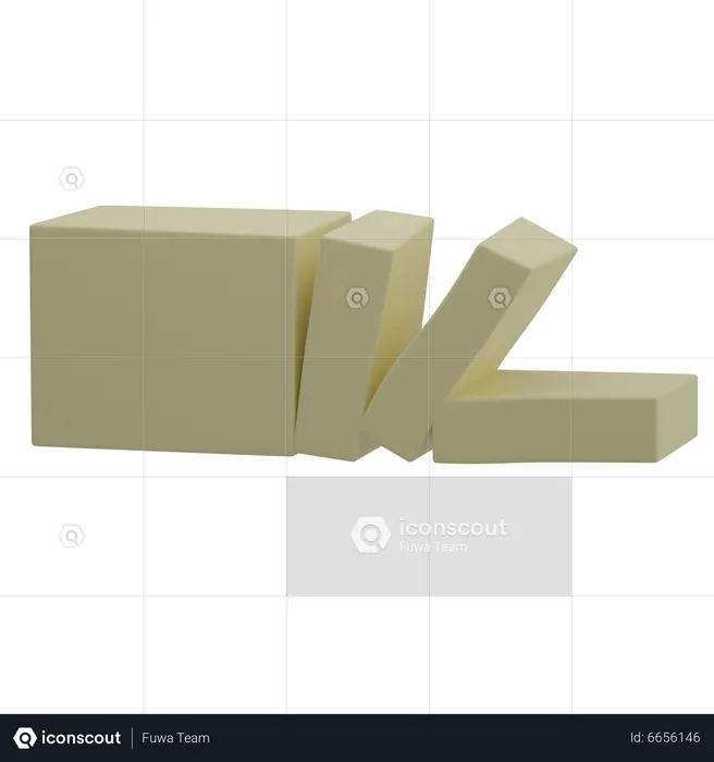 Butter  3D Icon