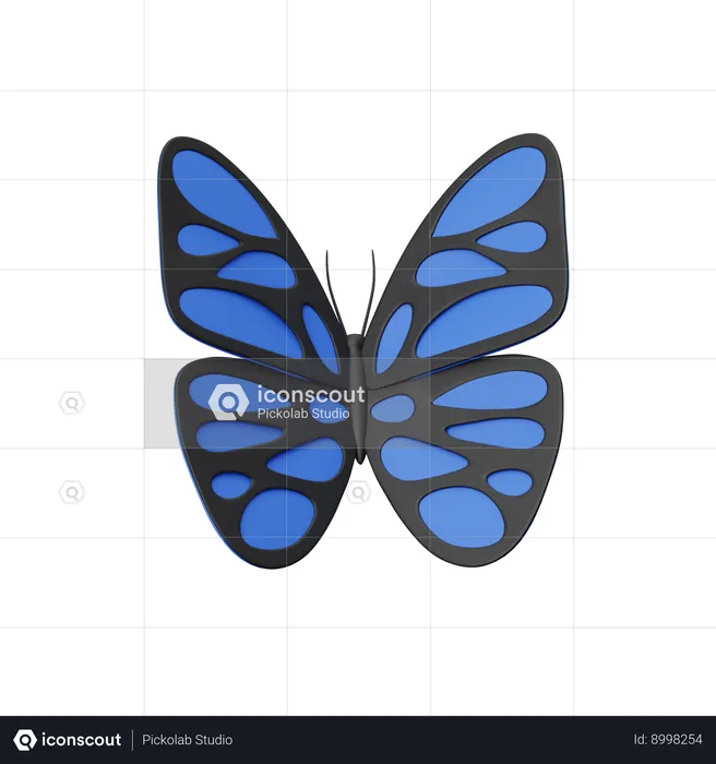 Butterfly  3D Icon