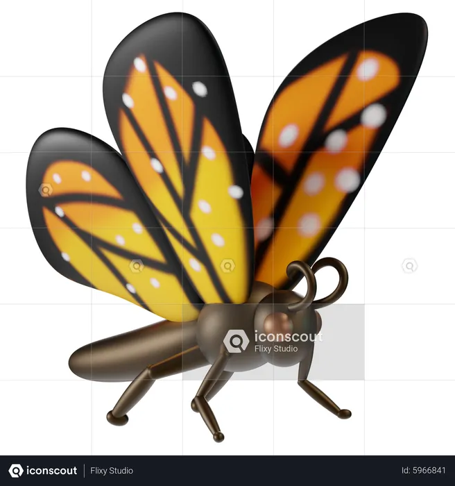 Butterfly  3D Icon