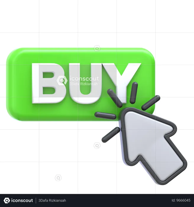 Buy Button  3D Icon