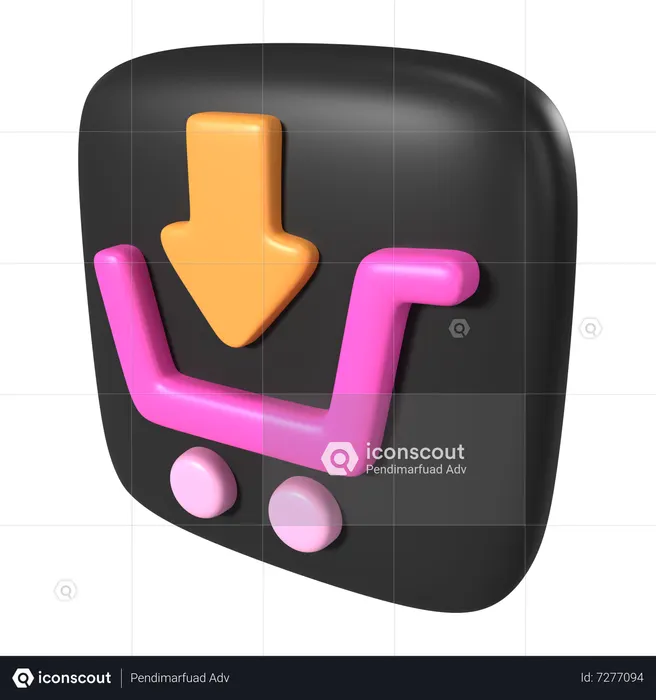 Buy Button  3D Icon