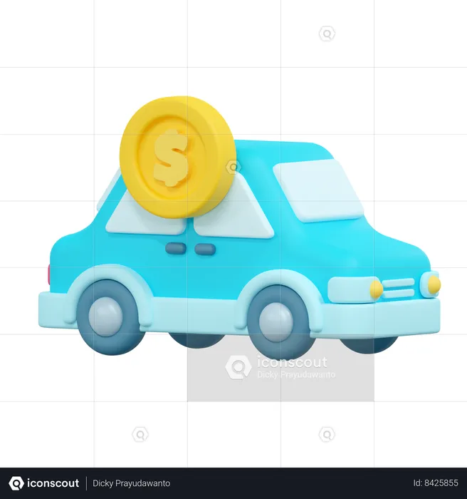 Buy Car  3D Icon